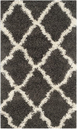 Safavieh Dallas Shag Sgd257A Dark Grey/Ivory Rug - Safavieh - sgd257a - 4r