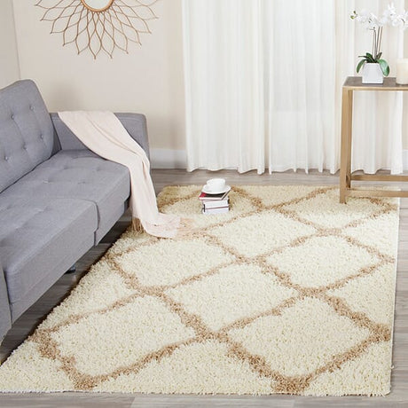 Safavieh Dallas Shag Sgd257B Ivory/Beige Rug - Safavieh - sgd257b - 3