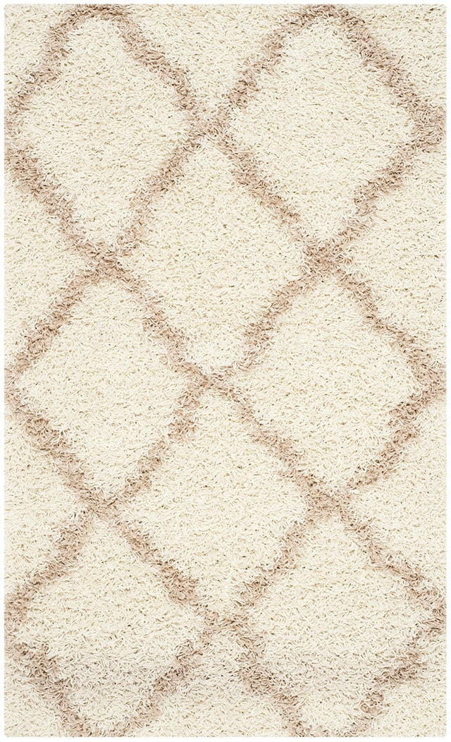 Safavieh Dallas Shag Sgd257B Ivory/Beige Rug - Safavieh - sgd257b - 4r