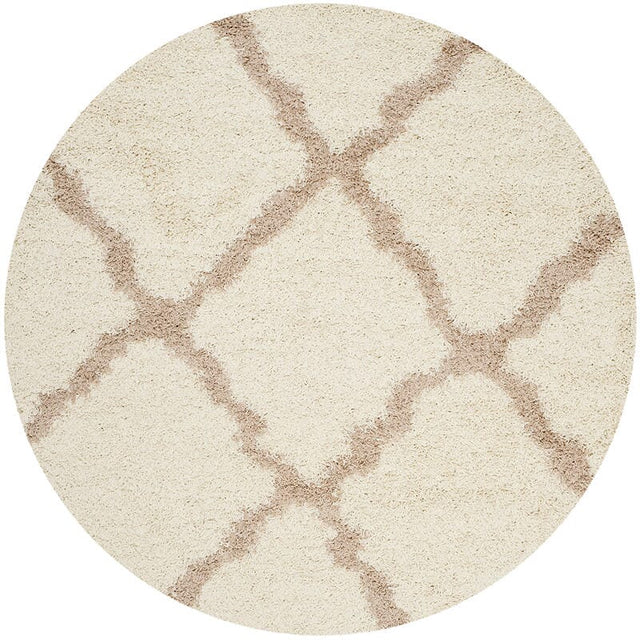 Safavieh Dallas Shag Sgd257B Ivory/Beige Rug - Safavieh - sgd257b - 4r