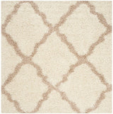 Safavieh Dallas Shag Sgd257B Ivory/Beige Rug - Safavieh - sgd257b - 4sq