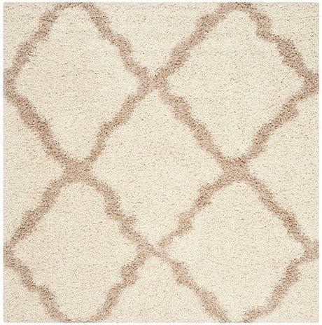 Safavieh Dallas Shag Sgd257B Ivory/Beige Rug - Safavieh - sgd257b - 4sq