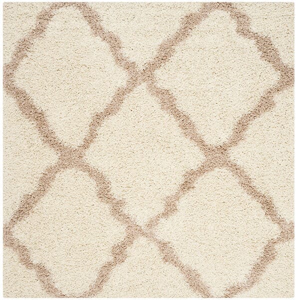 Safavieh Dallas Shag Sgd257B Ivory/Beige Rug - Safavieh - sgd257b - 4sq