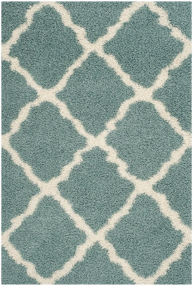 Safavieh Dallas Shag Sgd257C Light Blue / Ivory Rugs - Safavieh - sgd257c - 3