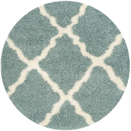 Safavieh Dallas Shag Sgd257C Light Blue / Ivory Rugs - Safavieh - sgd257c - 6r