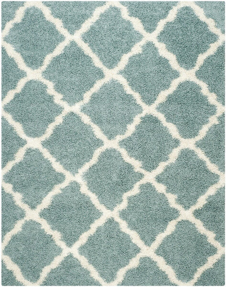 Safavieh Dallas Shag Sgd257C Light Blue / Ivory Rugs - Safavieh - sgd257c - 6r