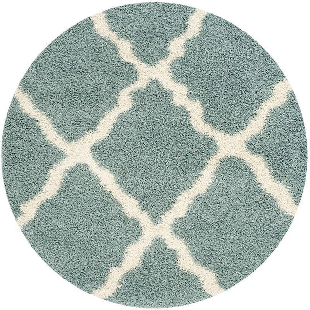 Safavieh Dallas Shag Sgd257C Light Blue / Ivory Rugs - Safavieh - sgd257c - 8r