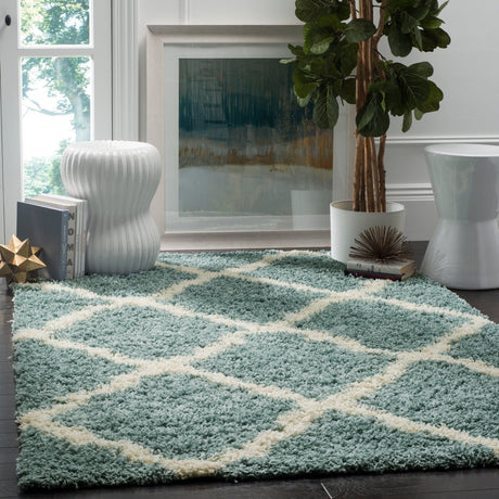 Safavieh Dallas Shag Sgd257C Seafoam/Ivory Rug - Safavieh - sgd257c - 1115