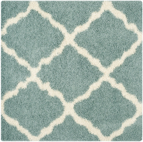 Safavieh Dallas Shag Sgd257C Seafoam/Ivory Rug - Safavieh - sgd257c - 4sq