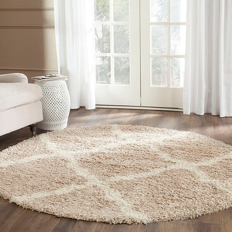 Safavieh Dallas Shag Sgd257D Beige/Ivory Rug - Safavieh - sgd257d - 4sq