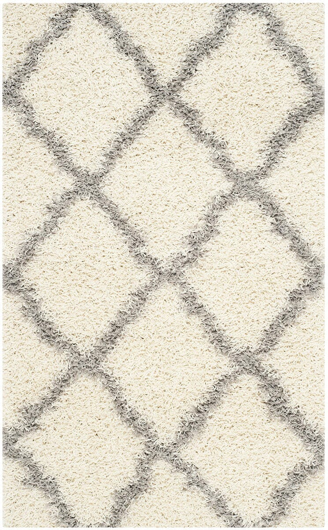 Safavieh Dallas Shag Sgd257F Ivory/Grey Rug - Safavieh - sgd257f - 4r