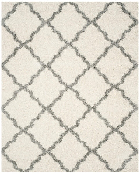 Safavieh Dallas Shag Sgd257F Ivory/Grey Rug - Safavieh - sgd257f - 4r