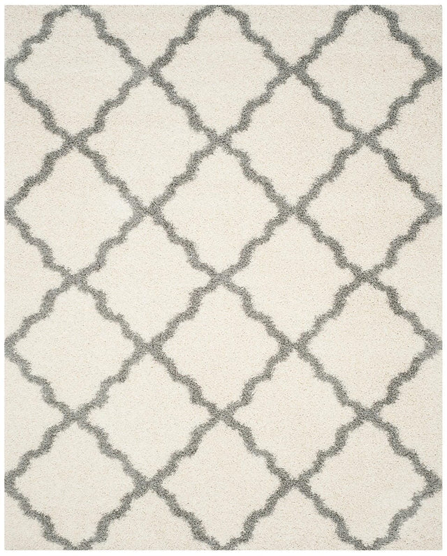 Safavieh Dallas Shag Sgd257F Ivory/Grey Rug - Safavieh - sgd257f - 4r