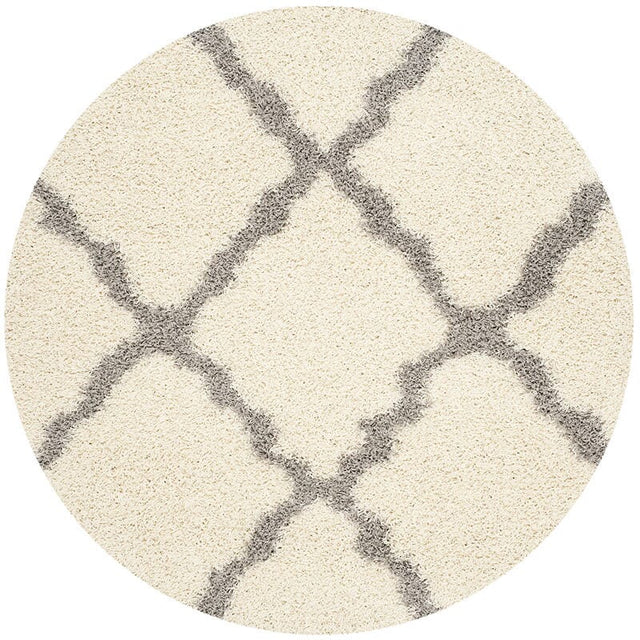 Safavieh Dallas Shag Sgd257F Ivory/Grey Rug - Safavieh - sgd257f - 4r