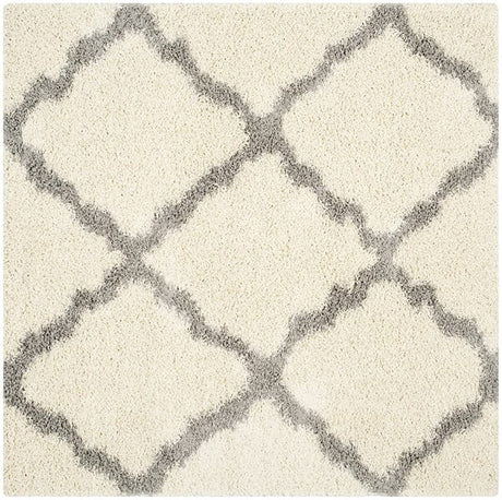 Safavieh Dallas Shag Sgd257F Ivory/Grey Rug - Safavieh - sgd257f - 4sq