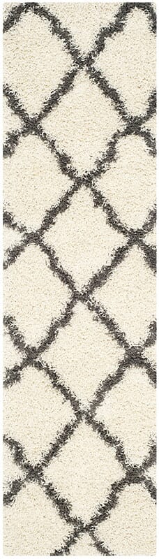 Safavieh Dallas Shag Sgd257H Ivory/Dark Grey Rug - Safavieh - sgd257h - 24