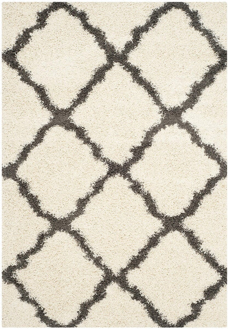 Safavieh Dallas Shag Sgd257H Ivory/Dark Grey Rug - Safavieh - sgd257h - 3