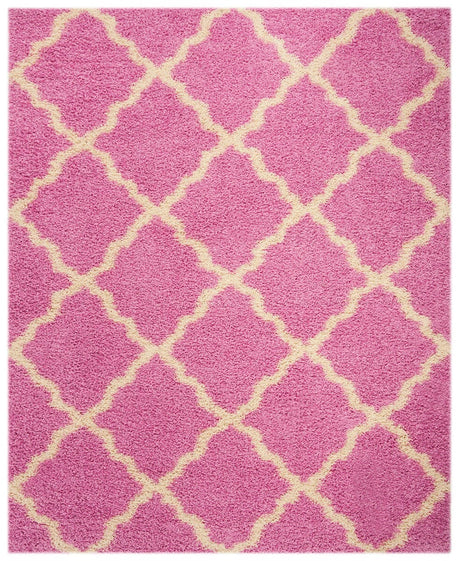 Safavieh Dallas Shag Sgd257I Pink / Ivory Rugs - Safavieh - sgd257i - 3