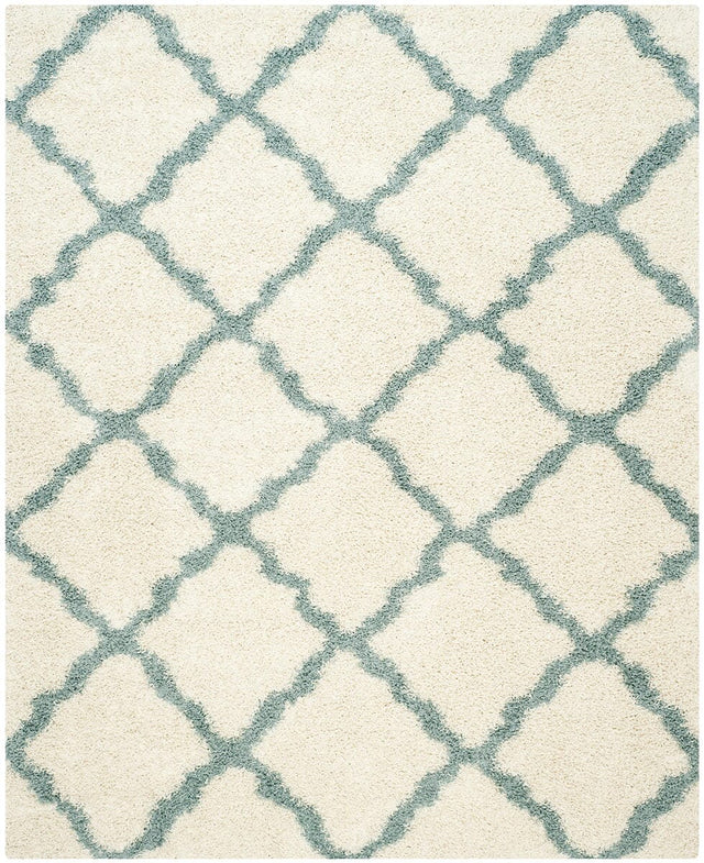 Safavieh Dallas Shag Sgd257J Ivory/Light Blue Rug - Safavieh - sgd257j - 4r