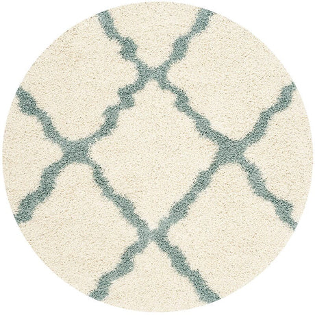 Safavieh Dallas Shag Sgd257J Ivory/Light Blue Rug - Safavieh - sgd257j - 4r