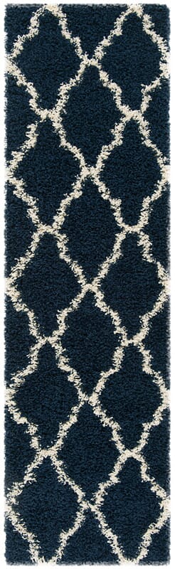 Safavieh Dallas Shag Sgd257N Navy/Ivory Rug - Safavieh - sgd257n - 24