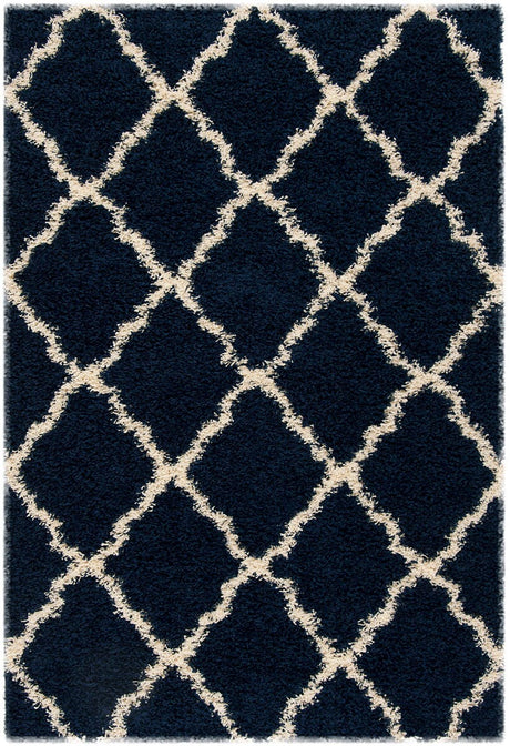 Safavieh Dallas Shag Sgd257N Navy/Ivory Rug - Safavieh - sgd257n - 3