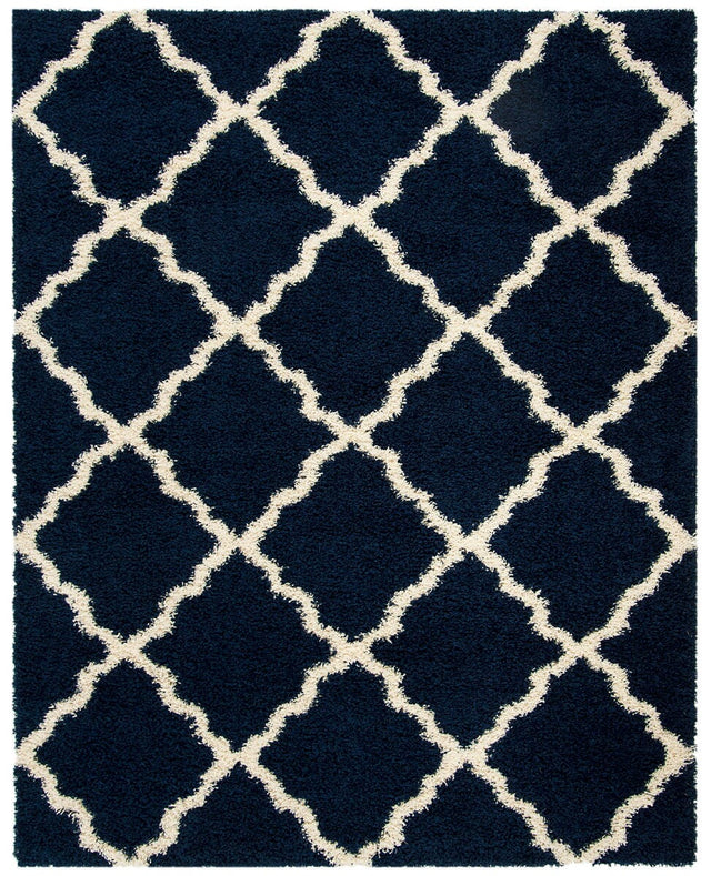 Safavieh Dallas Shag Sgd257N Navy/Ivory Rug - Safavieh - sgd257n - 4r