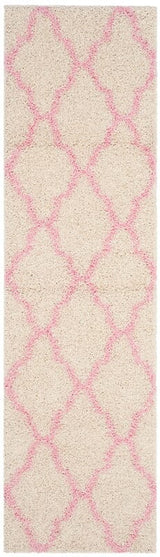 Safavieh Dallas Shag Sgd257P Ivory/Light Pink Rug - Safavieh - sgd257p - 24