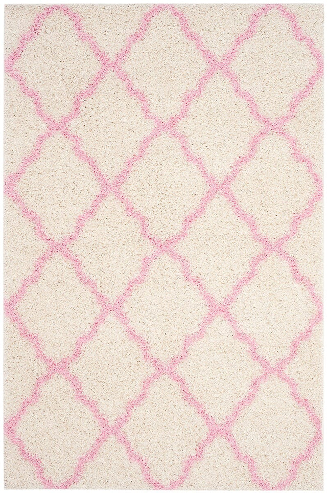 Safavieh Dallas Shag Sgd257P Ivory/Light Pink Rug - Safavieh - sgd257p - 3