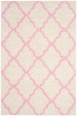 Safavieh Dallas Shag Sgd257P Ivory/Light Pink Rug - Safavieh - sgd257p - 6sq