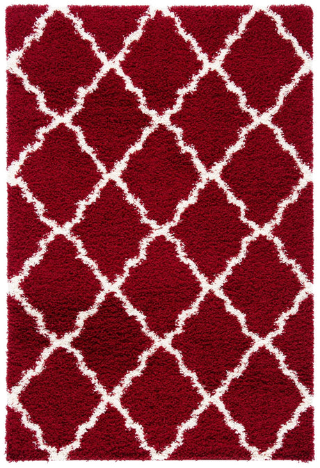 Safavieh Dallas Shag Sgd257Q Red/Ivory Rugs - Safavieh - sgd257q - 3