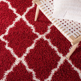 Safavieh Dallas Shag Sgd257Q Red/Ivory Rugs - Safavieh - sgd257q - 6r