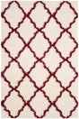 Safavieh Dallas Shag Sgd257R Ivory/Red Rug - Safavieh - sgd257r - 3