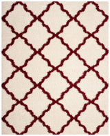 Safavieh Dallas Shag Sgd257R Ivory/Red Rug - Safavieh - sgd257r - 4sq