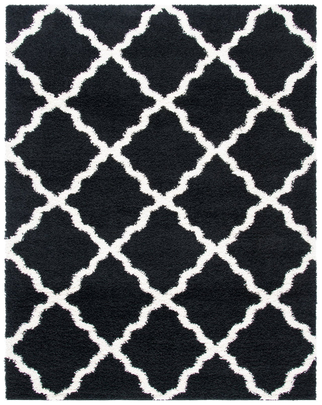 Safavieh Dallas Shag Sgd257Z Black/Ivory Rugs - Safavieh - sgd257z - 6r