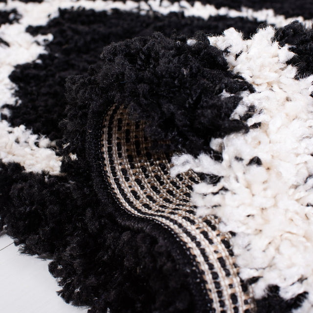 Safavieh Dallas Shag Sgd257Z Black/Ivory Rugs - Safavieh - sgd257z - 6r