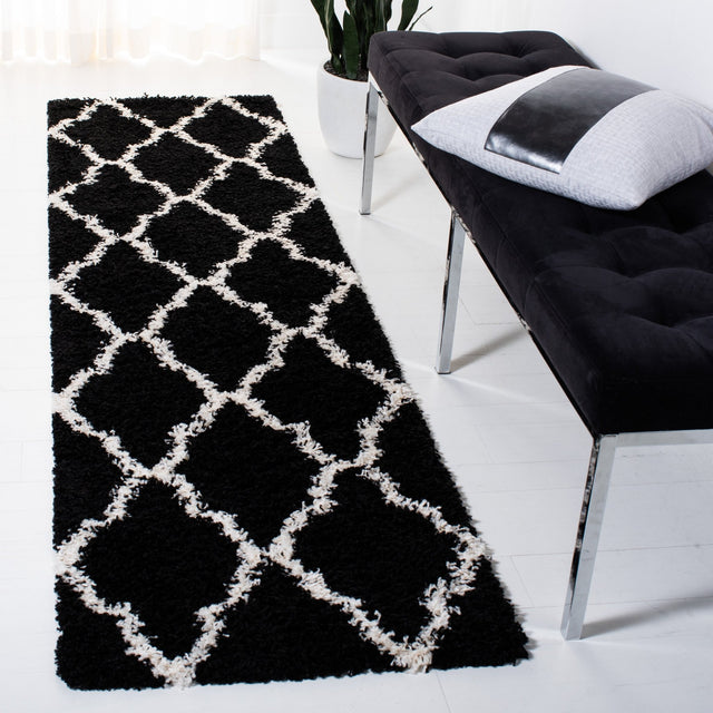 Safavieh Dallas Shag Sgd257Z Black/Ivory Rugs - Safavieh - sgd257z - 6r