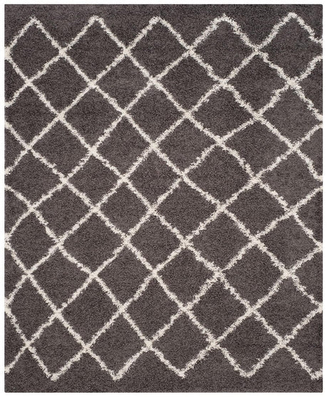 Safavieh Dallas Shag Sgd258A Dark Grey / Ivory Rugs - Safavieh - sgd258a - 6r