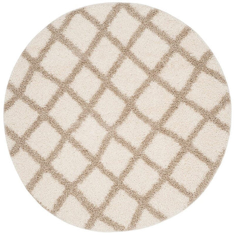 Safavieh Dallas Shag Sgd258B Ivory / Beige Rugs - Safavieh - sgd258b - 6r