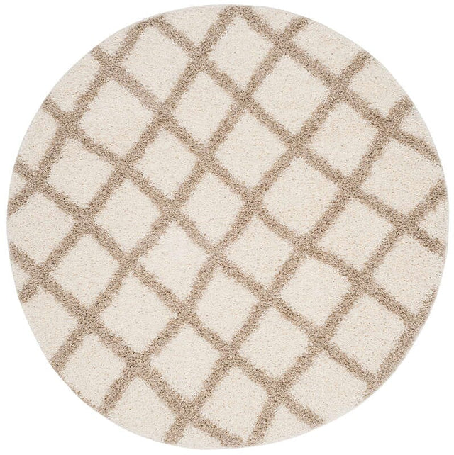 Safavieh Dallas Shag Sgd258B Ivory / Beige Rugs - Safavieh - sgd258b - 8r