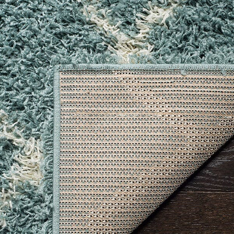 Safavieh Dallas Shag Sgd258C Seafoam / Ivory Rugs - Safavieh - sgd258c - 3