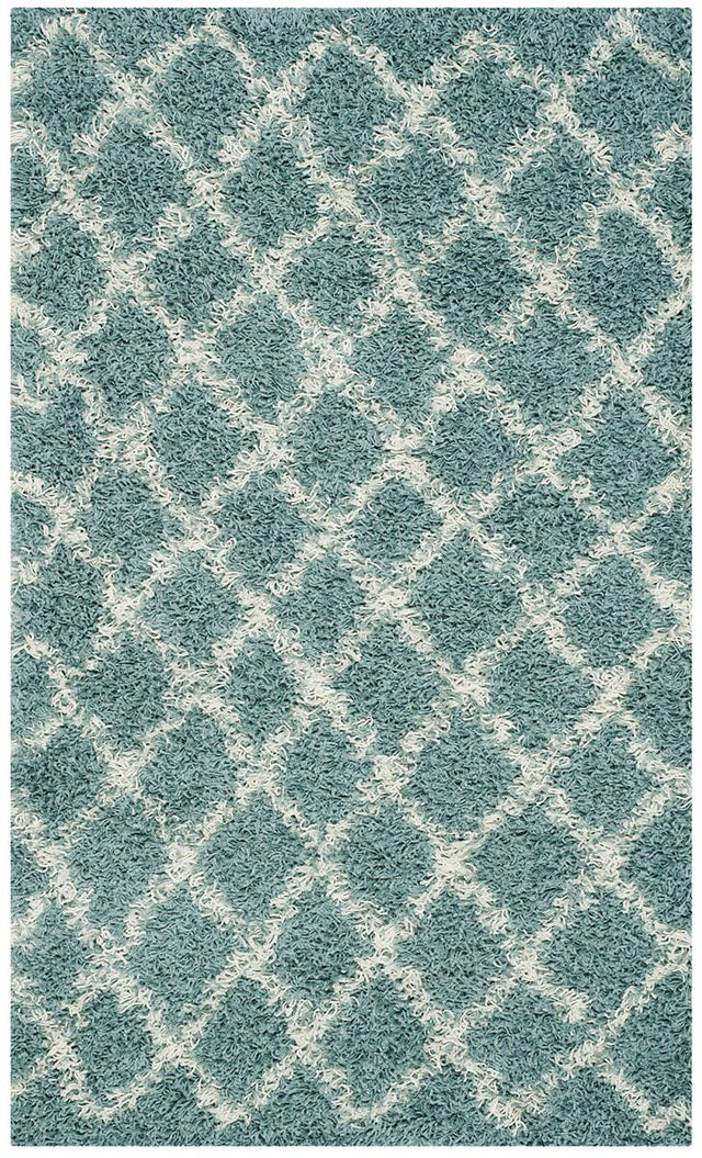 Safavieh Dallas Shag Sgd258C Seafoam / Ivory Rugs - Safavieh - sgd258c - 6r