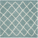 Safavieh Dallas Shag Sgd258C Seafoam / Ivory Rugs - Safavieh - sgd258c - 6sq