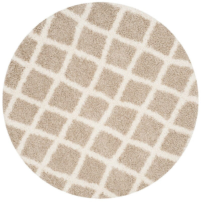 Safavieh Dallas Shag Sgd258D Beige / Ivory Rugs - Safavieh - sgd258d - 6r