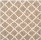 Safavieh Dallas Shag Sgd258D Beige / Ivory Rugs - Safavieh - sgd258d - 6sq