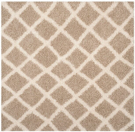 Safavieh Dallas Shag Sgd258D Beige / Ivory Rugs - Safavieh - sgd258d - 6sq