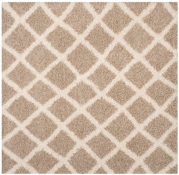 Safavieh Dallas Shag Sgd258D Beige / Ivory Rugs - Safavieh - sgd258d - 6sq