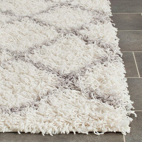 Safavieh Dallas Shag Sgd258F Ivory / Grey Rugs - Safavieh - sgd258f - 3