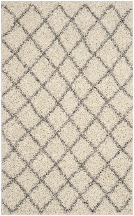 Safavieh Dallas Shag Sgd258F Ivory / Grey Rugs - Safavieh - sgd258f - 3