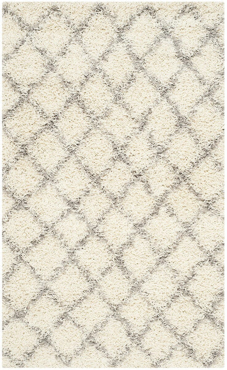 Safavieh Dallas Shag Sgd258F Ivory / Grey Rugs - Safavieh - sgd258f - 6r